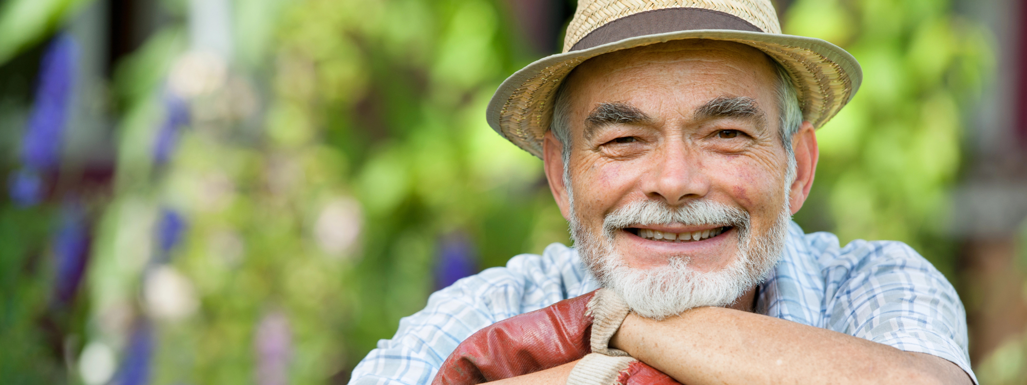 Bringing Your World Into Focus Orillia See Better Live Better Orillia Ophthalmology Man Gardening